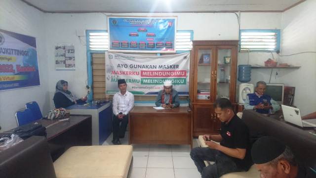 Pengurus dan anggota PWI Bukitti ggi adakan sikaturahmj Selasa (29/03/2022)